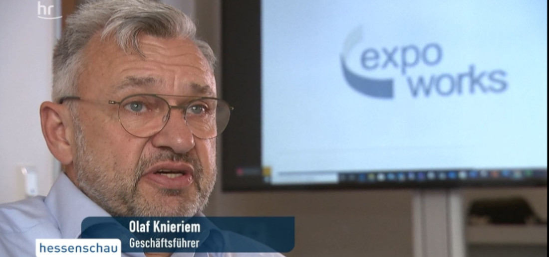 expoworks in der hessenschau am 30.09.2020 