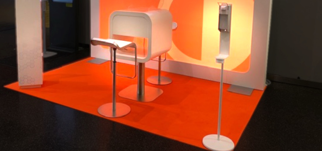 Erster Live-Messestand nach langer Pause…
